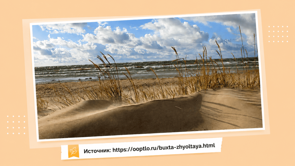 Памятник природы Бухта Жёлтая